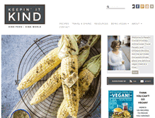 Tablet Screenshot of keepinitkind.com